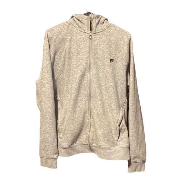 Unisex Fabletics Grey Zip-Up Hoodie - Picture 1 of 3